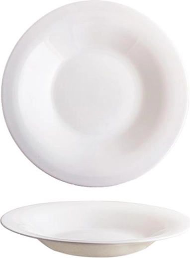 Głęboki talerz Elba 24 cm z opalowego szkła