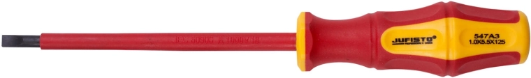 Izolowany płaski wkrętak SL 5,5 × 125 mm VDE