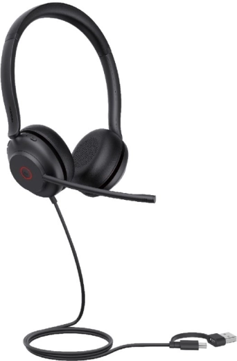 Yealink UH35 Dual Teams USB‑C/USB‑A przewodowy zestaw słuchawkowy