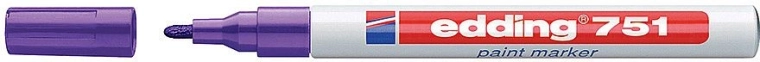Lakierowy marker Edding 751 fioletowy