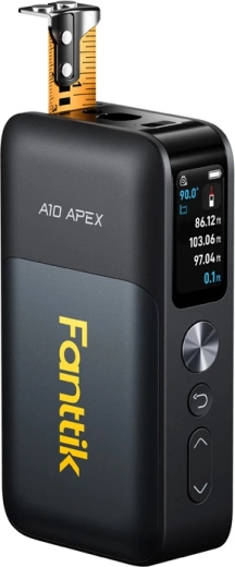 Dalmierz laserowy 3 w 1 Fanttik A10 Pro z laserem krzyżowym i cyfrową miarką