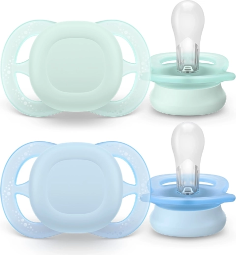 Philips Avent smoczek UltraSoft dla noworodków 0–2 m, 2 szt.