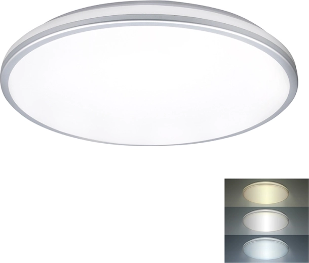 Solight okrągła oprawa LED z ochroną przed wilgocią IP54, 18 W, 1530 lm, 33 cm
