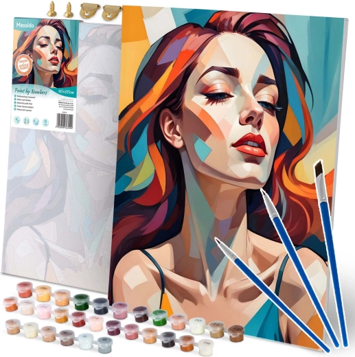 Malarstwo po numerach 40×50 cm – portret kobiety MASSIDO