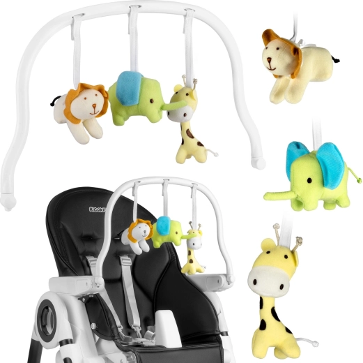 Pałąk z zabawkami do krzesełka do karmienia Belo/Lindo/Tugo Ricokids - 1 sztuka