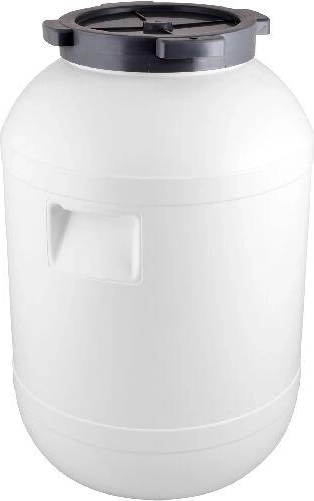 Plastowa beczka do kiszenia kapusty 60–65 l z zakręcaną pokrywą