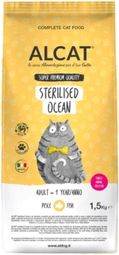 Alcat Sterilised Ocean karma dla kotów kastrowanych z łososiem 1,5 kg