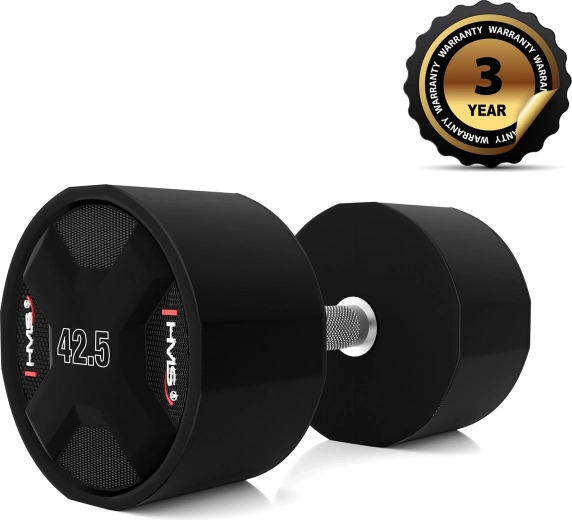 Poliuretanowy hantel jednoręczny HMS HPC 42,5 kg