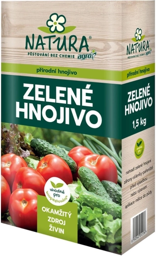 NATURA zielony nawóz – naturalny organiczny nawóz w granulacie 1,5 kg