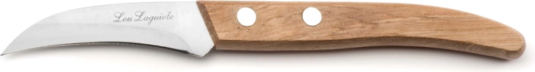 Nóż do obierania ze stali nierdzewnej i drewna 17,6 cm