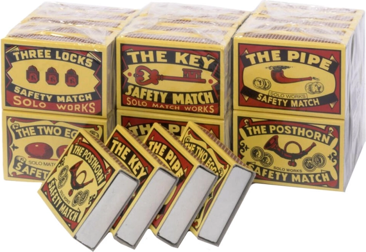 Małe zapałki bezpieczeństwa SOLO, 10 szt.
