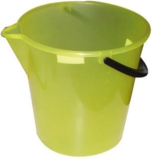 Wiadro 12 l z miarką i dziobkiem, plastik, mix kolorów