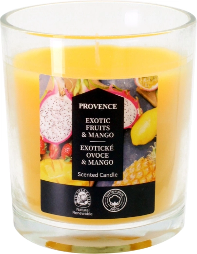 Świeczka w szkle egzotyczne owoce i mango 7 × 8 cm