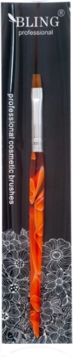 Profesjonalny pędzel żelowy Bling rozmiar 6 – Marmurkowy