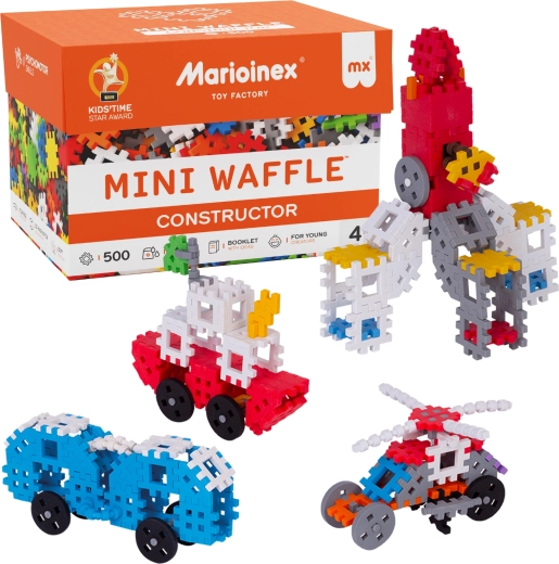 Konstruktor Marioinex Mini Waffle, 500 elementów