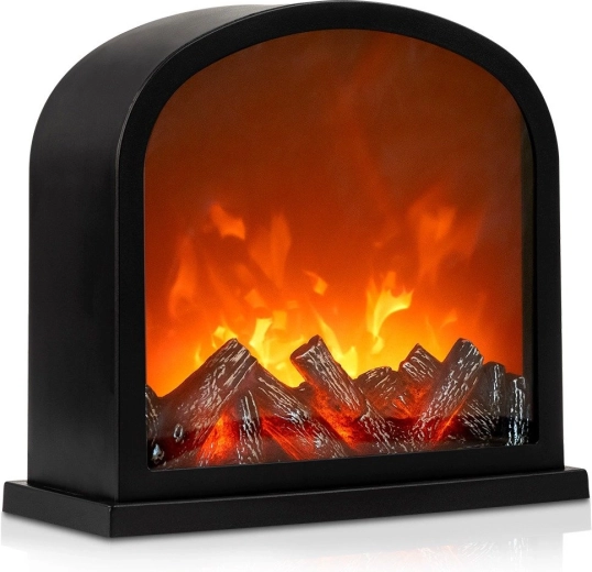 Elektryczny dekoracyjny kominek LED Vilde 30 × 13 × 27,5 cm
