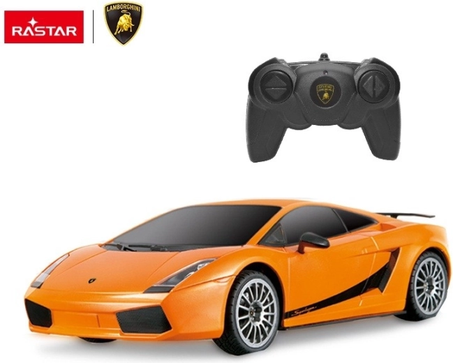 Zdalnie sterowane Lamborghini Superleggera Rastar w skali 1:24 – Pomarańczowy