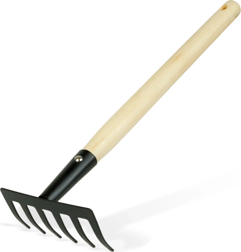 Grabie ogrodowe z drewnianym uchwytem 50 cm
