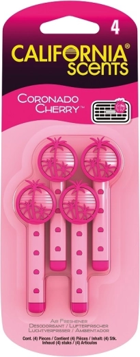 Pachnące patyczki do nawiewu California Scents Coronado Cherry, 4 szt.