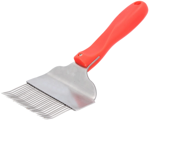 Widelec do odsklepiania miodu z plastikową rączką 10,5 cm