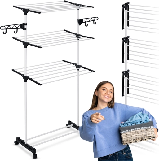 Stojakowa suszarka na pranie Delia 15 m