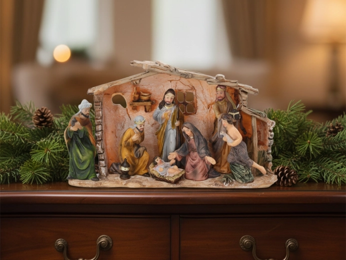 Szopka bożonarodzeniowa 17,5 × 5 × 10,5 cm