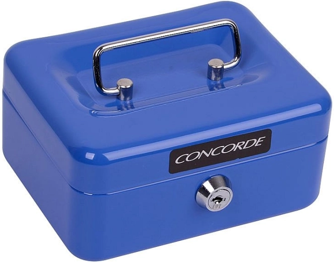 Metalowa kasa Concorde 11 niebieska