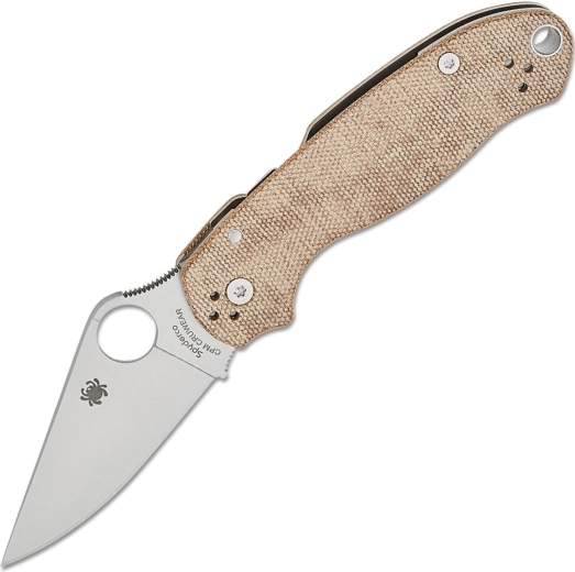 Spyderco Para 3 Brown brązowy składany nóż kieszonkowy micarta