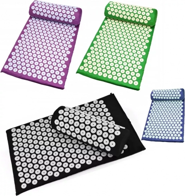 Mata do akupresury z poduszką – Niebieska