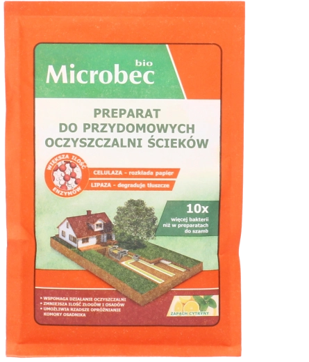Microbec bio aktywator do przydomowych oczyszczalni ścieków 35 g
