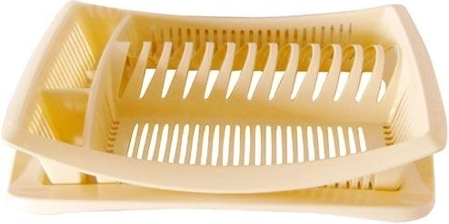 Ociekacz do naczyń z tacką 47 × 38 cm, plastik, mix kolorów