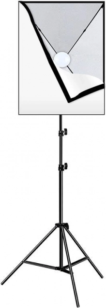 Zestaw studyjny Puluz Softbox 50x70 cm ze statywem i żarówką LED