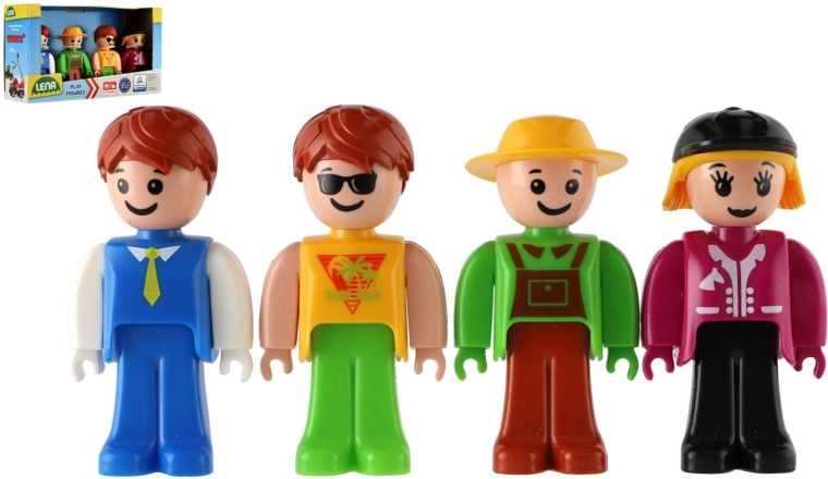 Zestaw figurek LENA zielony – 4 postacie do TRUXX