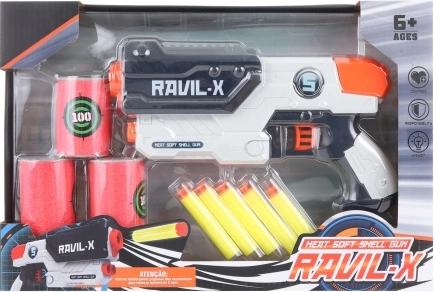 Pistolet na piankowe naboje dla dzieci