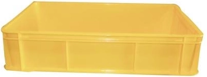 Skrzynka na delikatesy 60 × 40 × 13,5 cm, plastik, udźwig 30 kg, mix kolorów