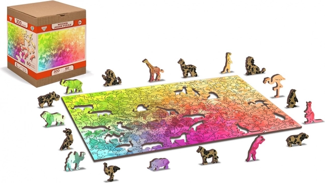 Drewniane puzzle Motyli sen 2w1 – 150 elementów