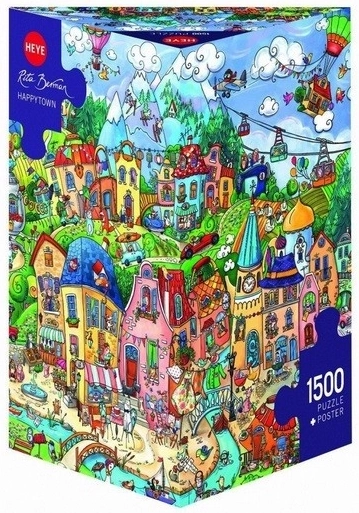 Puzzle HEYE Happytown 1500 elementów