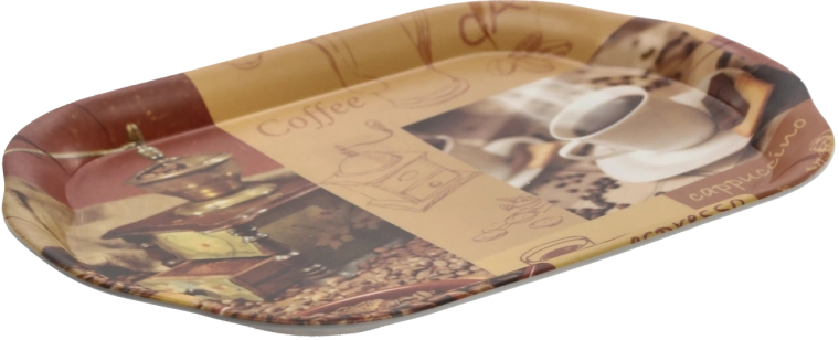 Owalna taca do serwowania 45,5 × 31,5 cm z wytrzymałego plastiku