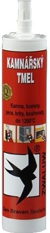 Biały kit kominkarski 280 ml