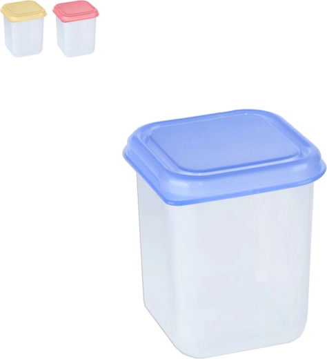 Plastikowy pojemnik mini kwadrat 0,2 l mix