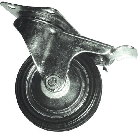 Obrotowe kółko z hamulcem 75 mm, udźwig 40 kg