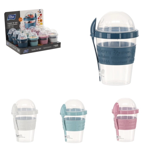 Pojemnik na jogurt TITIZ Take & Go 600 ml z łyżeczką