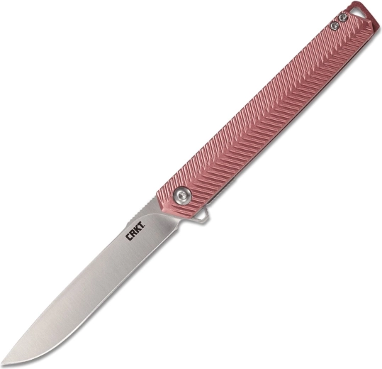 CRKT Stylus nóż składany 8,7 cm, bordowy aluminium