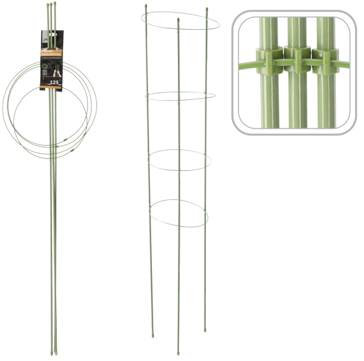 Okrągła podpora do roślin 125 cm