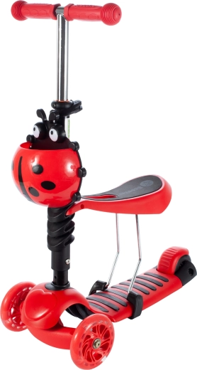 Hulajnoga biedronka czerwona