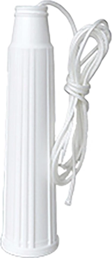 Spłuczka WC z plastikowym sznurkiem 1 m biała