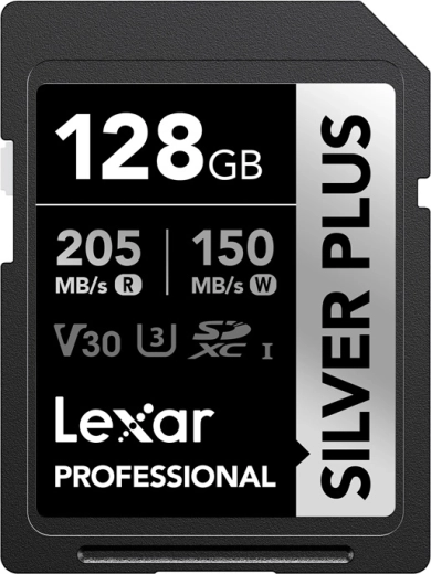 Karta pamięci Lexar Professional Silver Plus SDXC 128 GB