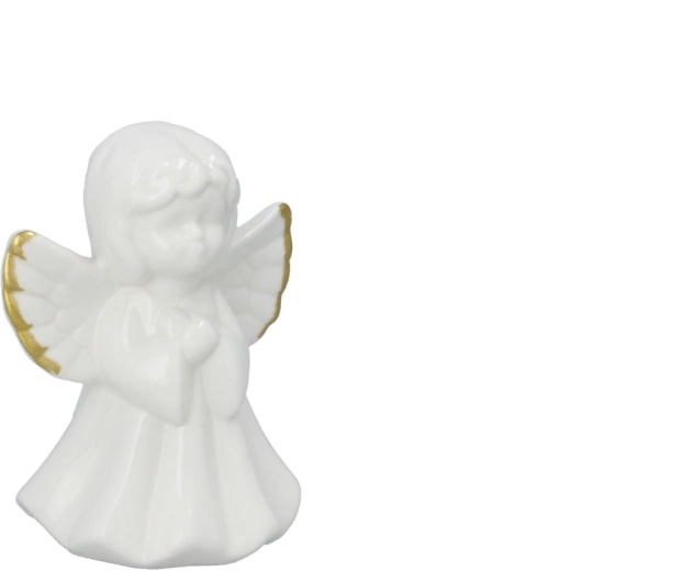 Bożonarodzeniowa dekoracyjna figurka anioła – 1 sztuka