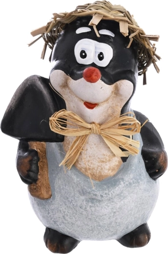 Kret – dekoracja ogrodowa z polyresinu 19 cm
