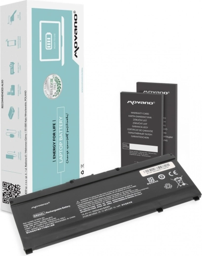 Bateria Movano SR04XL do HP Omen 15 (15-DC, 15-CE) 3500 mAh 54 Wh